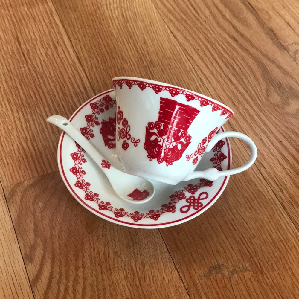 Chinese Double Happiness Tea Set
